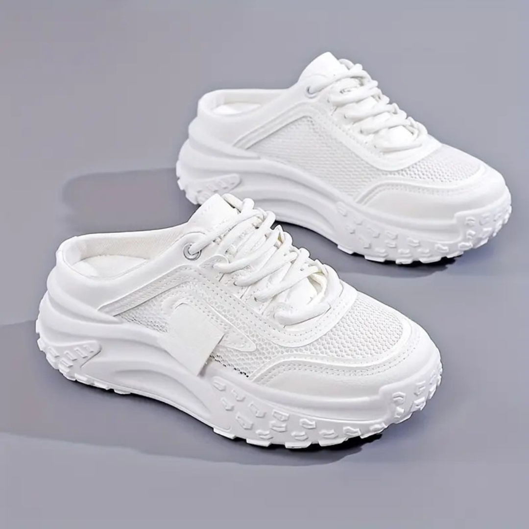 Zapatillas de mujer con cordones y suela ergonómica