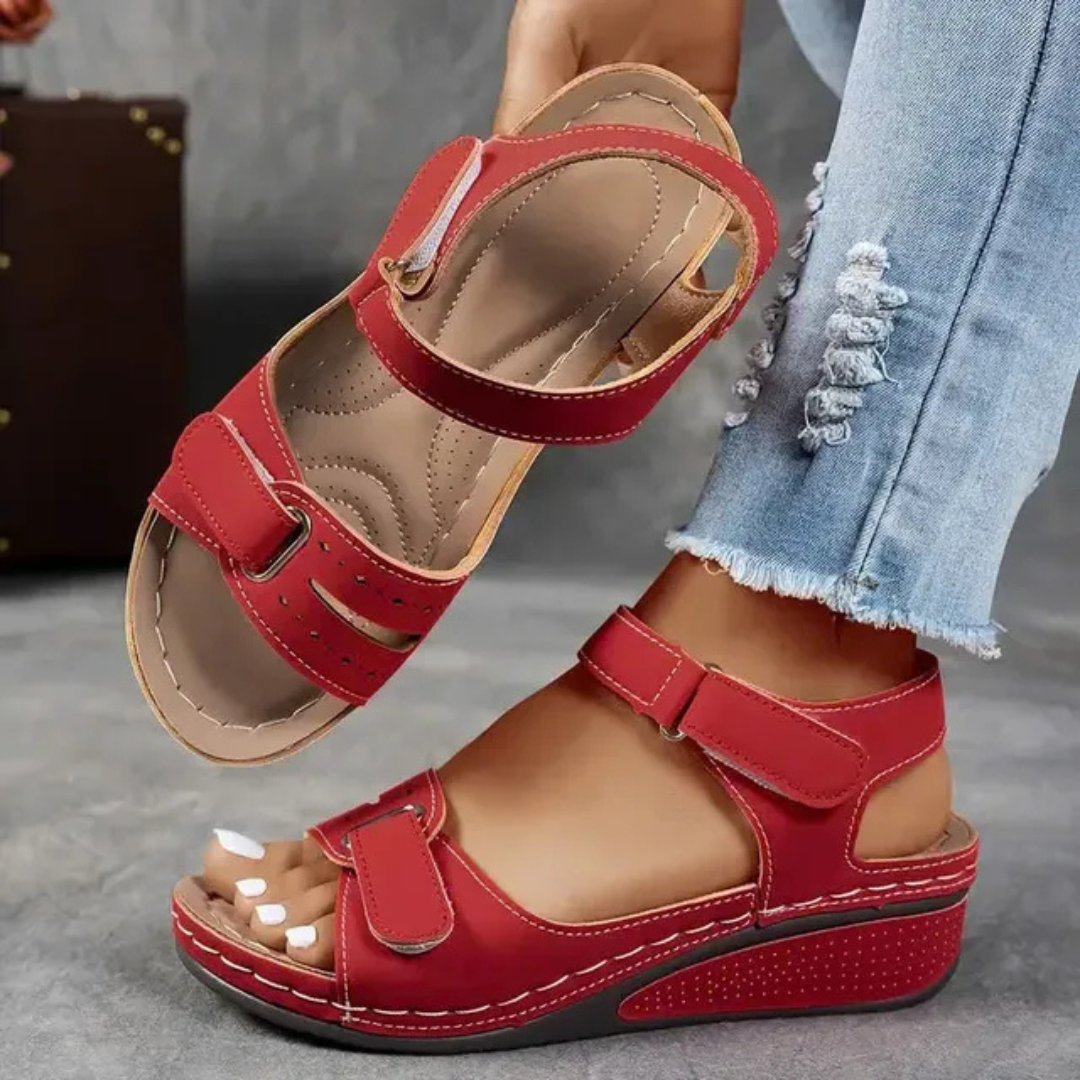 Sandalias con tacón ergonómico