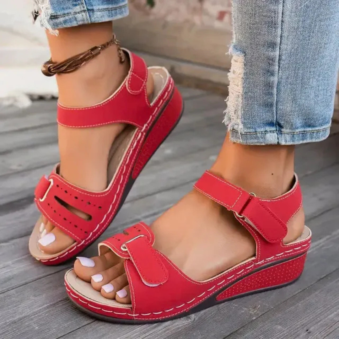 Sandalias con tacón ergonómico