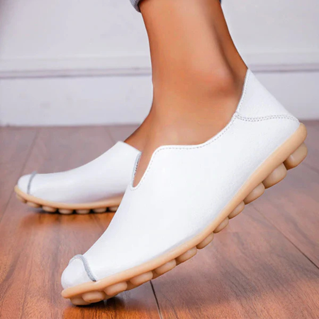 Zapatillas bajas con puntera redonda elegantes y cómodas para mujer