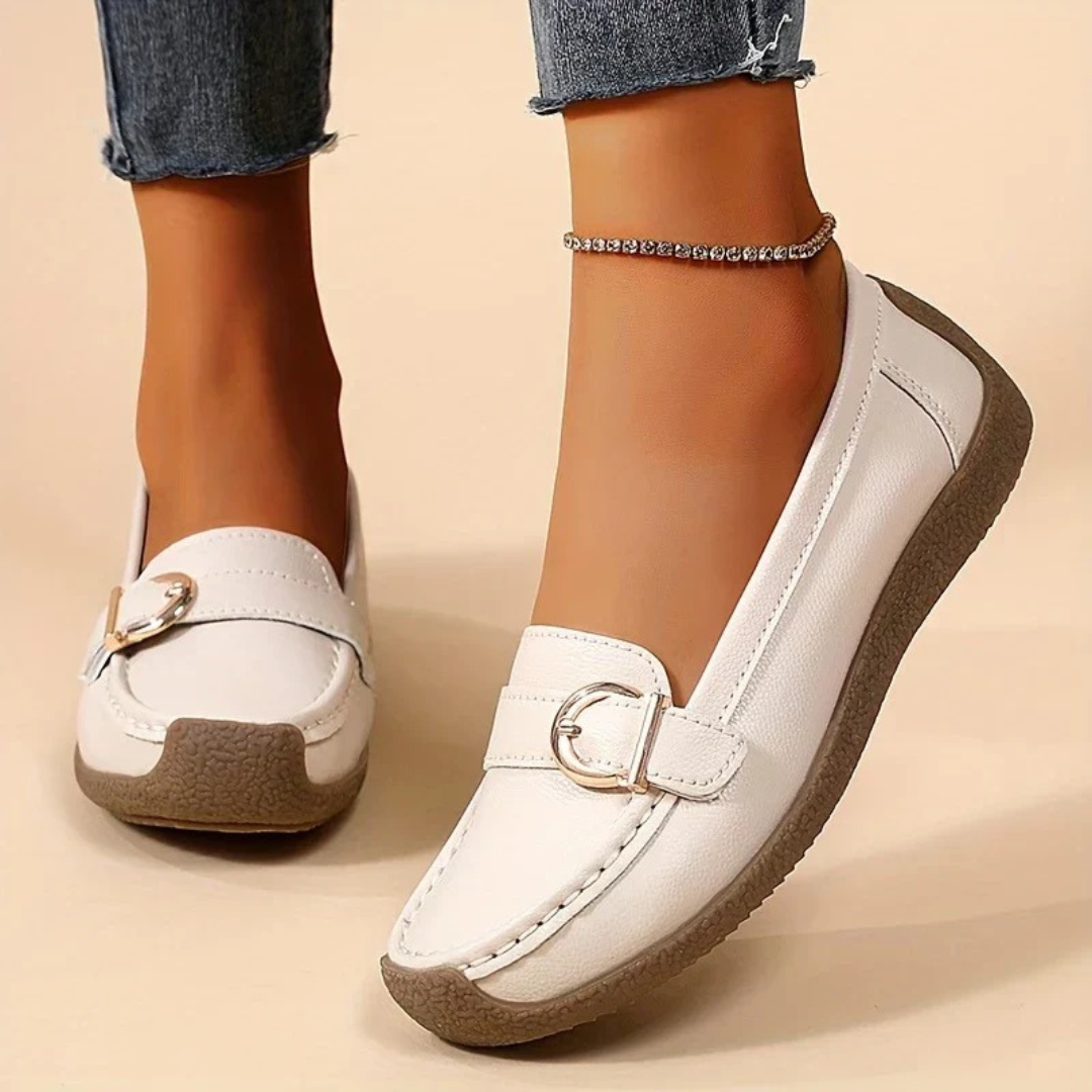 Zapatos Casuales Ergonómicos de Cuero para mujer