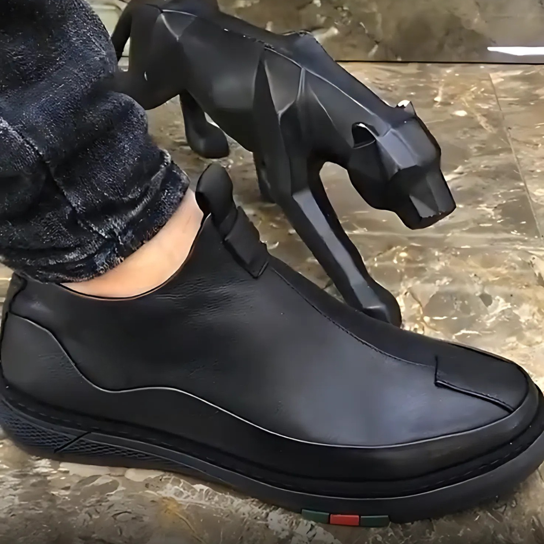Zapatos antideslizantes de cuero para hombre