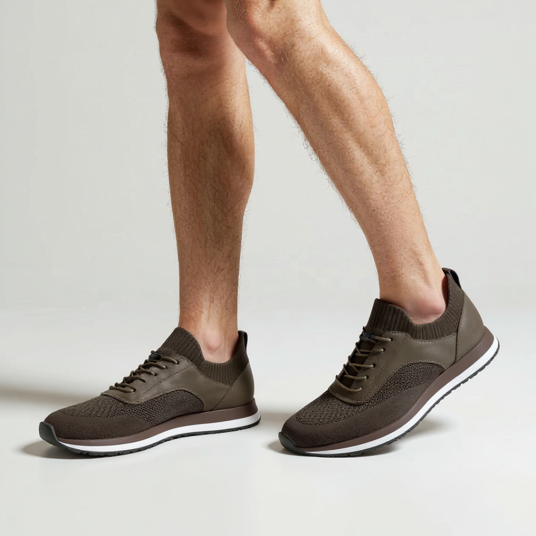 Zapatos con cordones y suela ergonómica antideslizante