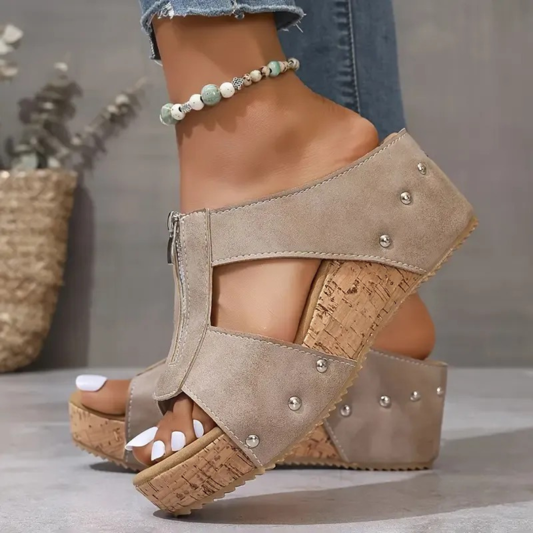 Sandalias de cuña antideslizantes para Mujer