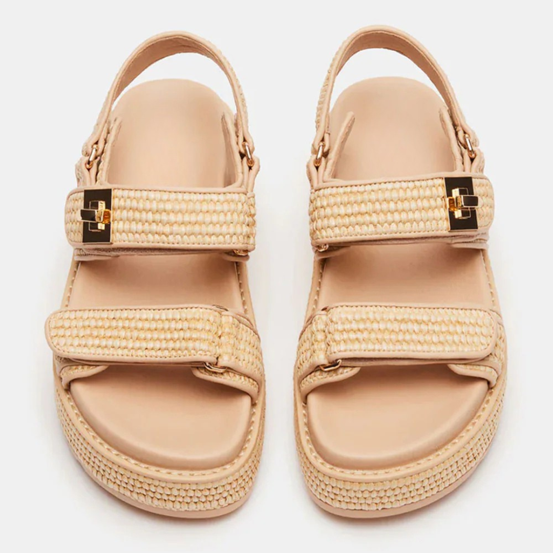 Sandalias ergonómicas con tiras ajustables para mujer
