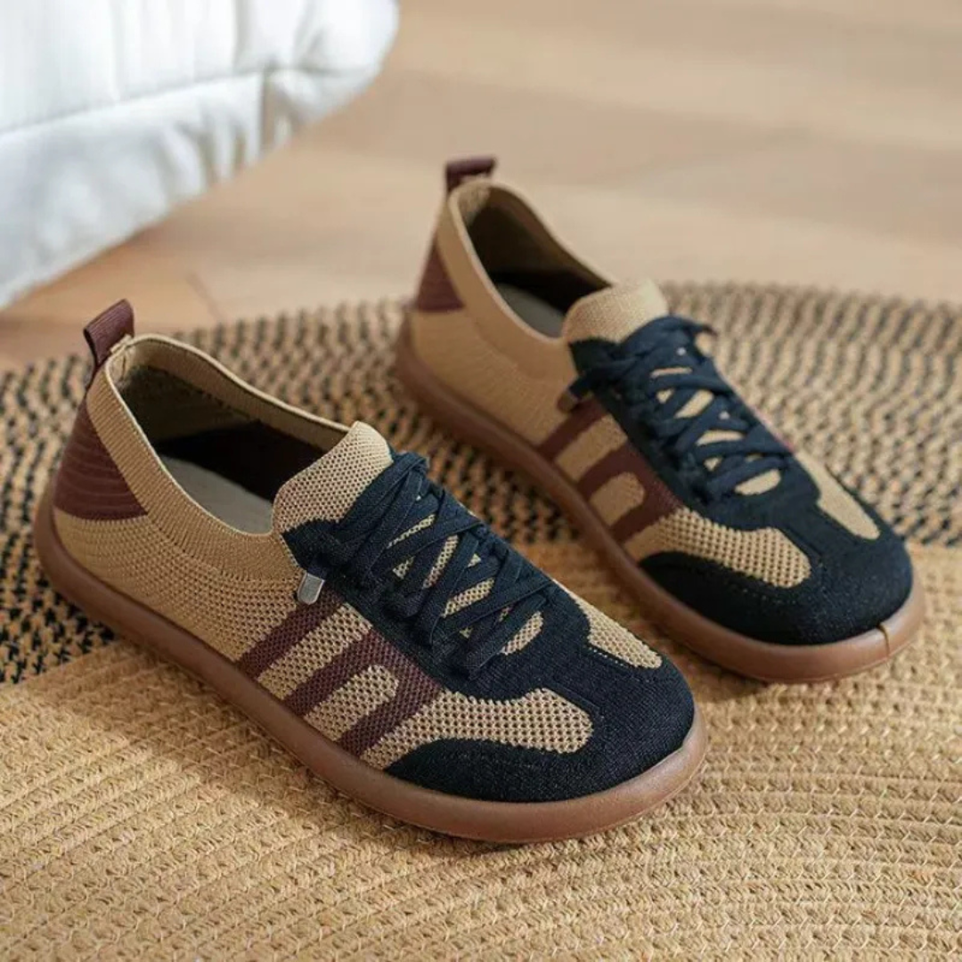 Zapatos slip-on transpirables con suela flexible y ergonomica para mujer