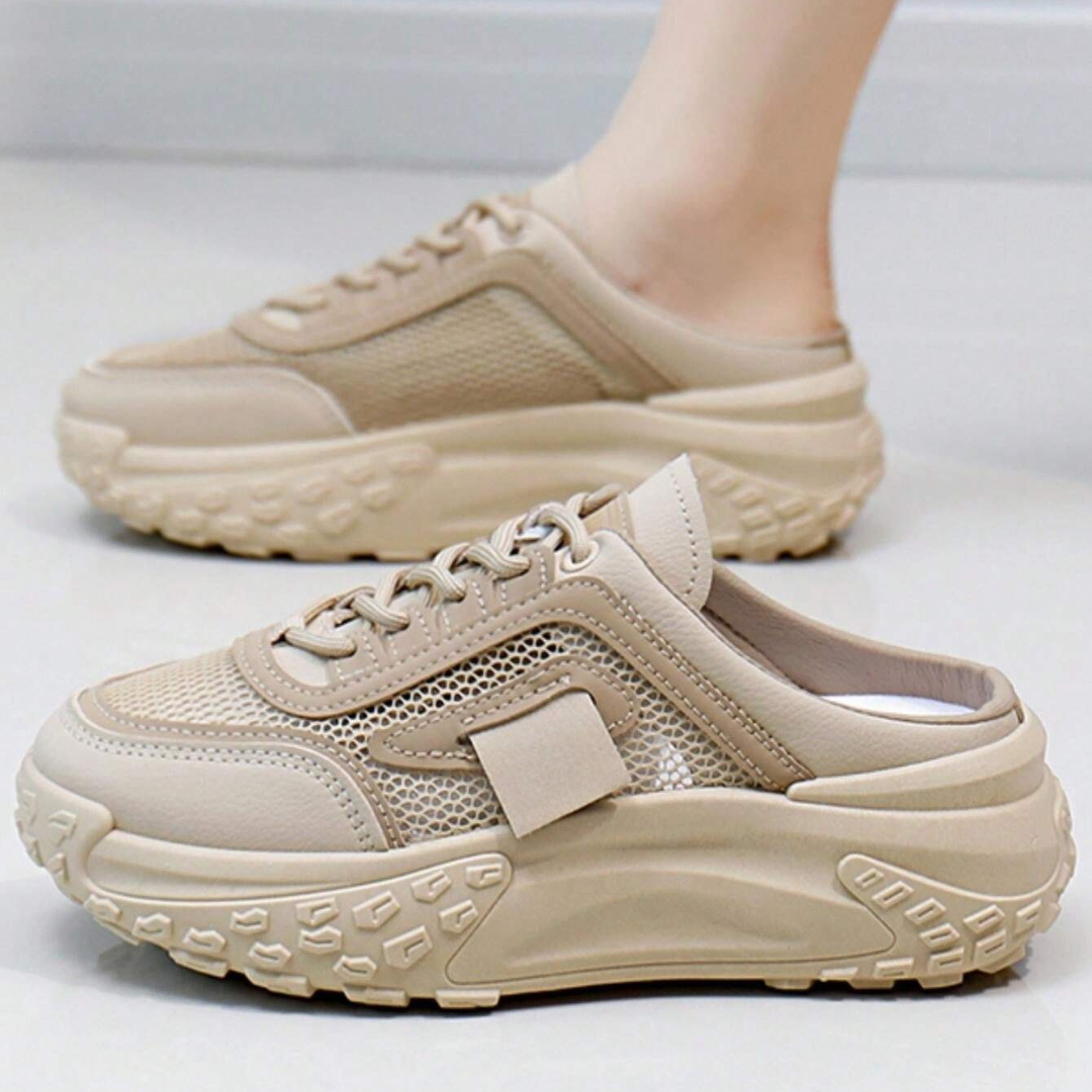 Zapatillas de mujer con cordones y suela ergonómica