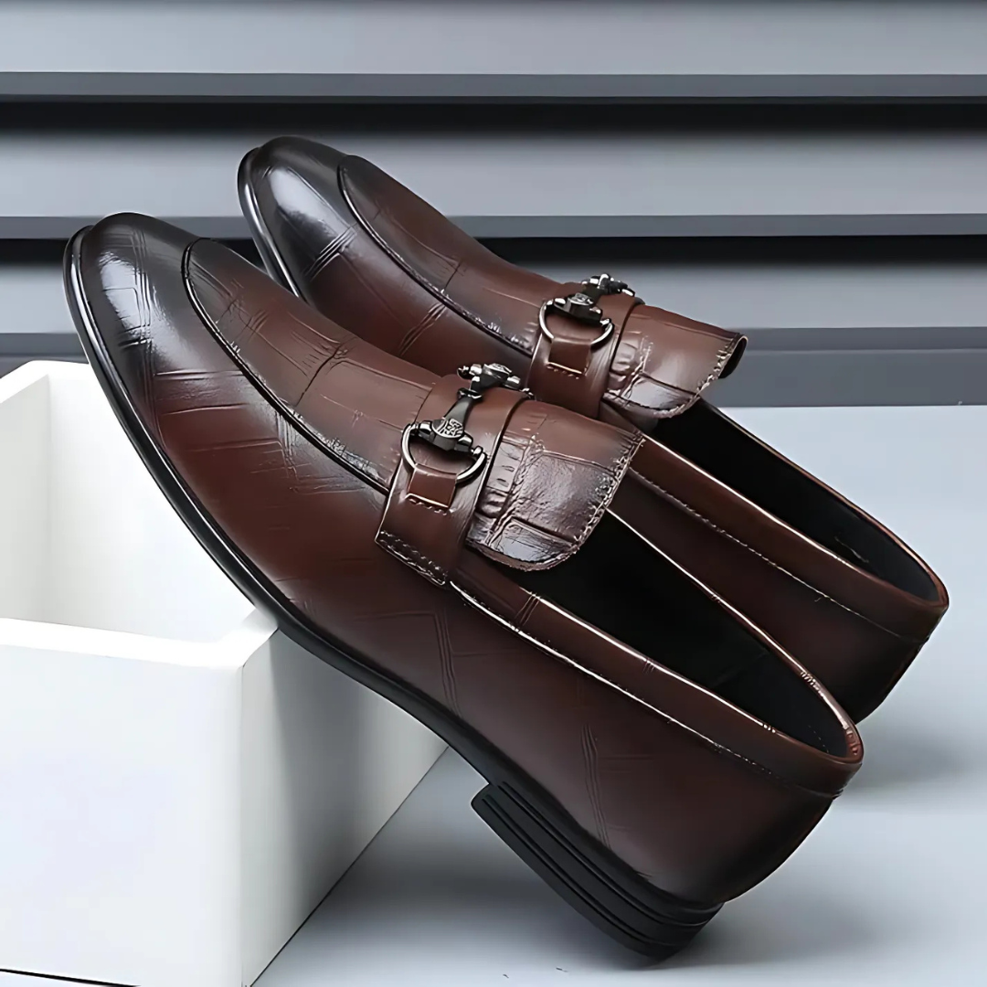 Mocasines Ortopédicos de Cuero para Hombre
