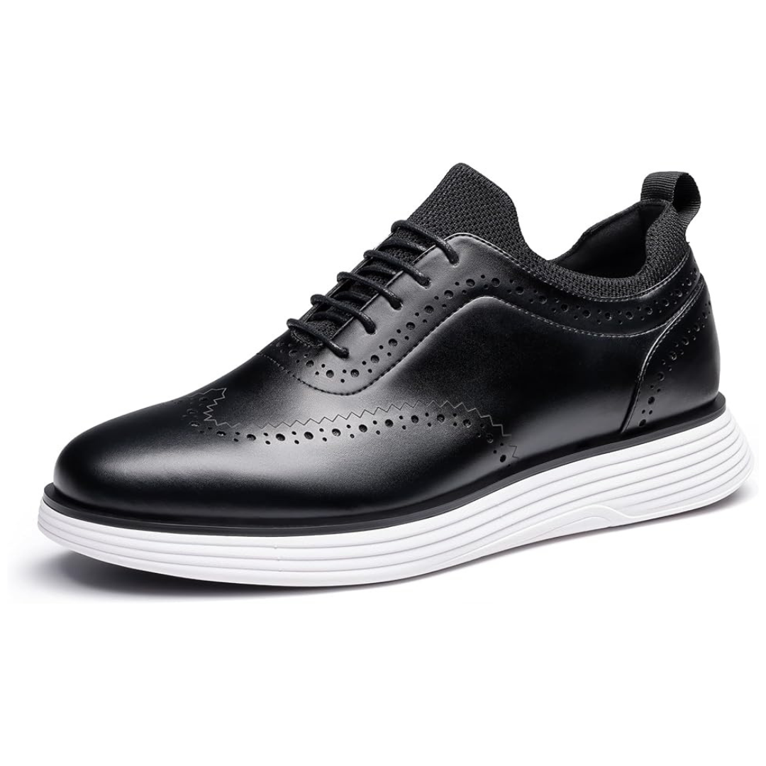 Zapatos casuales de cuero texturizado para hombre