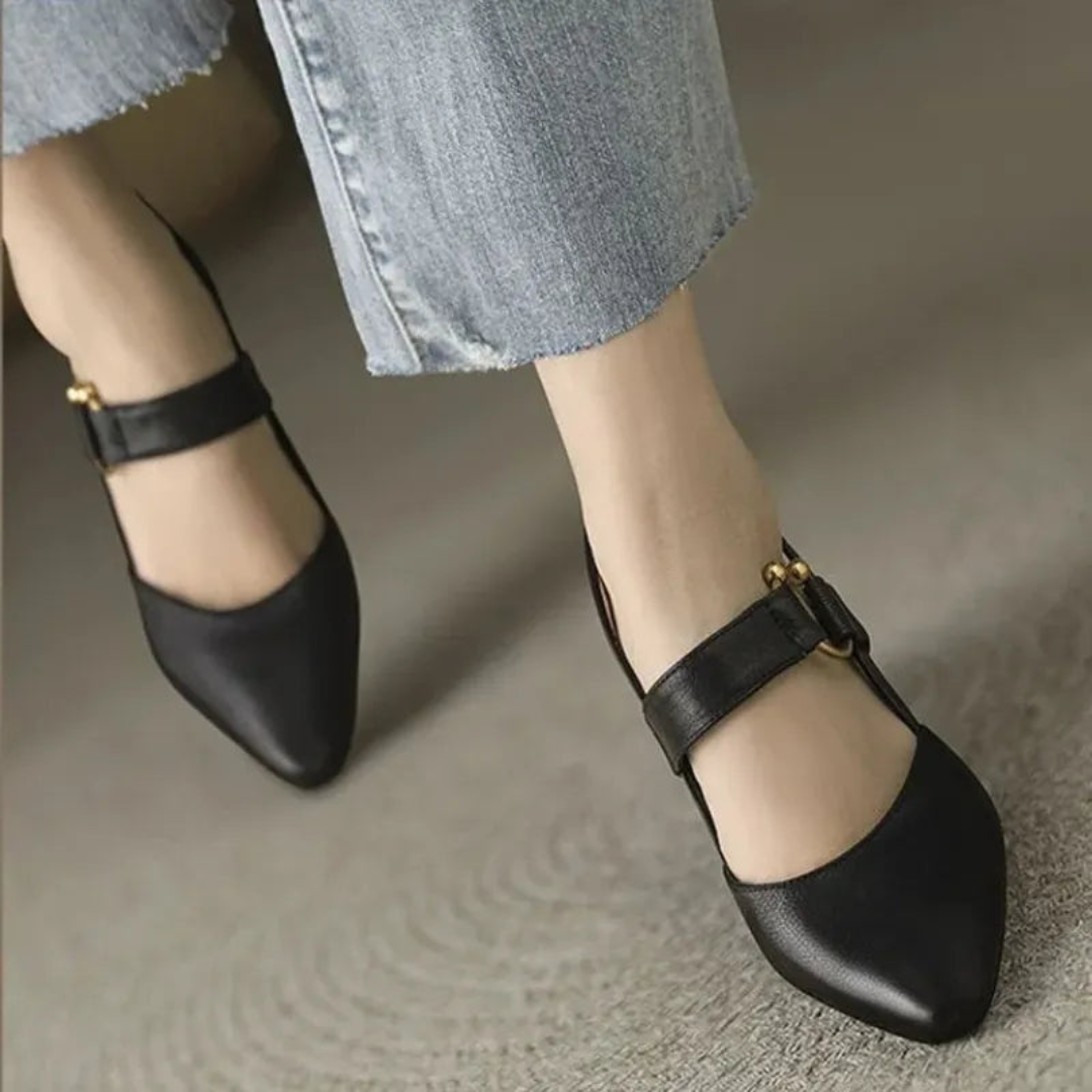 zapatos ortopédicos Cómodos de tacón medio para mujer®