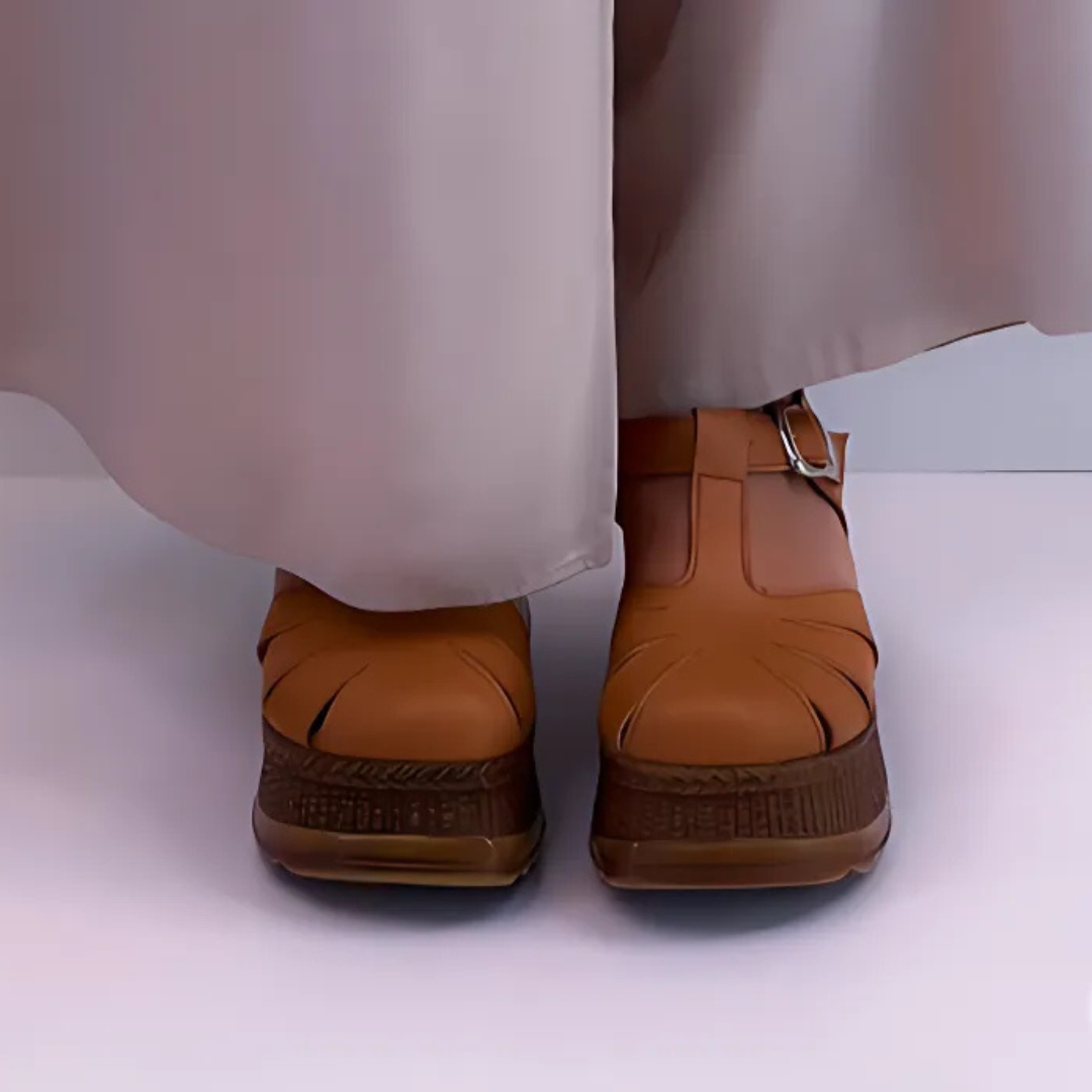 Sandalias de Plataforma con tiras ajustables para mujer