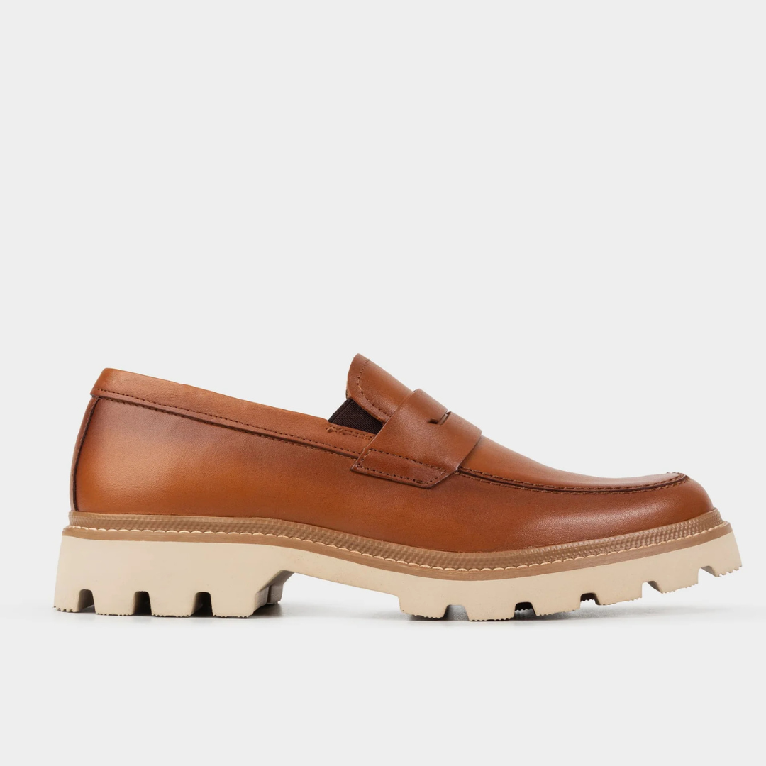 Zapatos de cuero con suelas ergonómicas