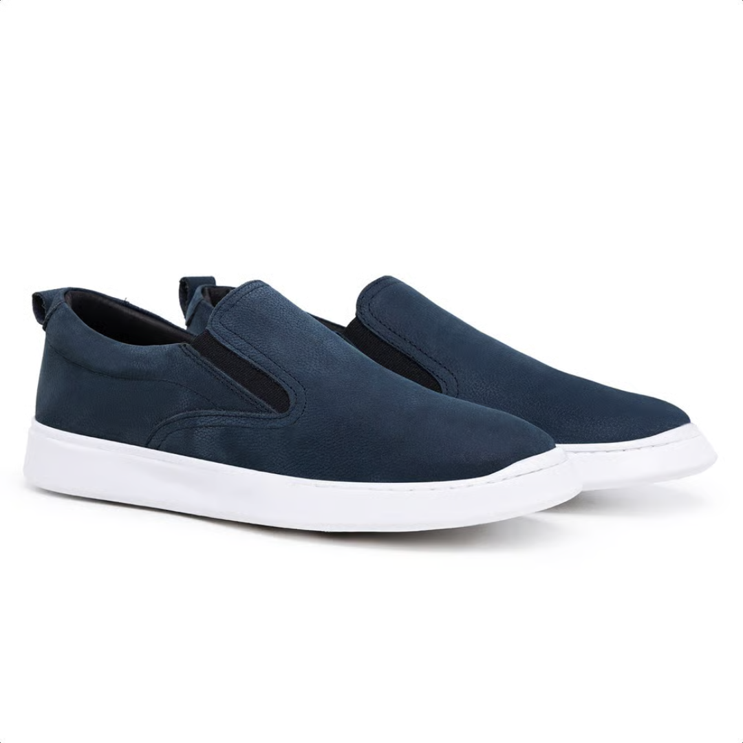 Mocasines ortopédicos de gamuza para hombre