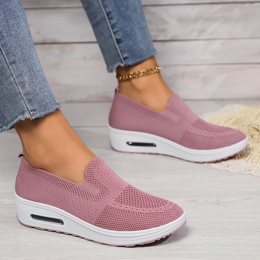 Zapatos Ortopédicos de Mujer sin Cordones con Suela Blanda