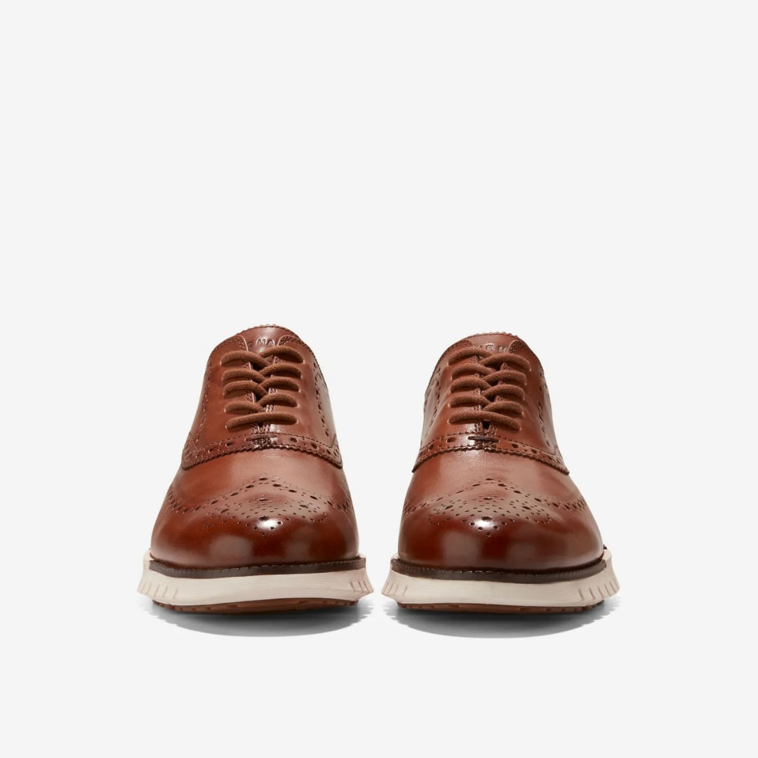 Zapatos de cuero con suelas ergonómicas para hombre