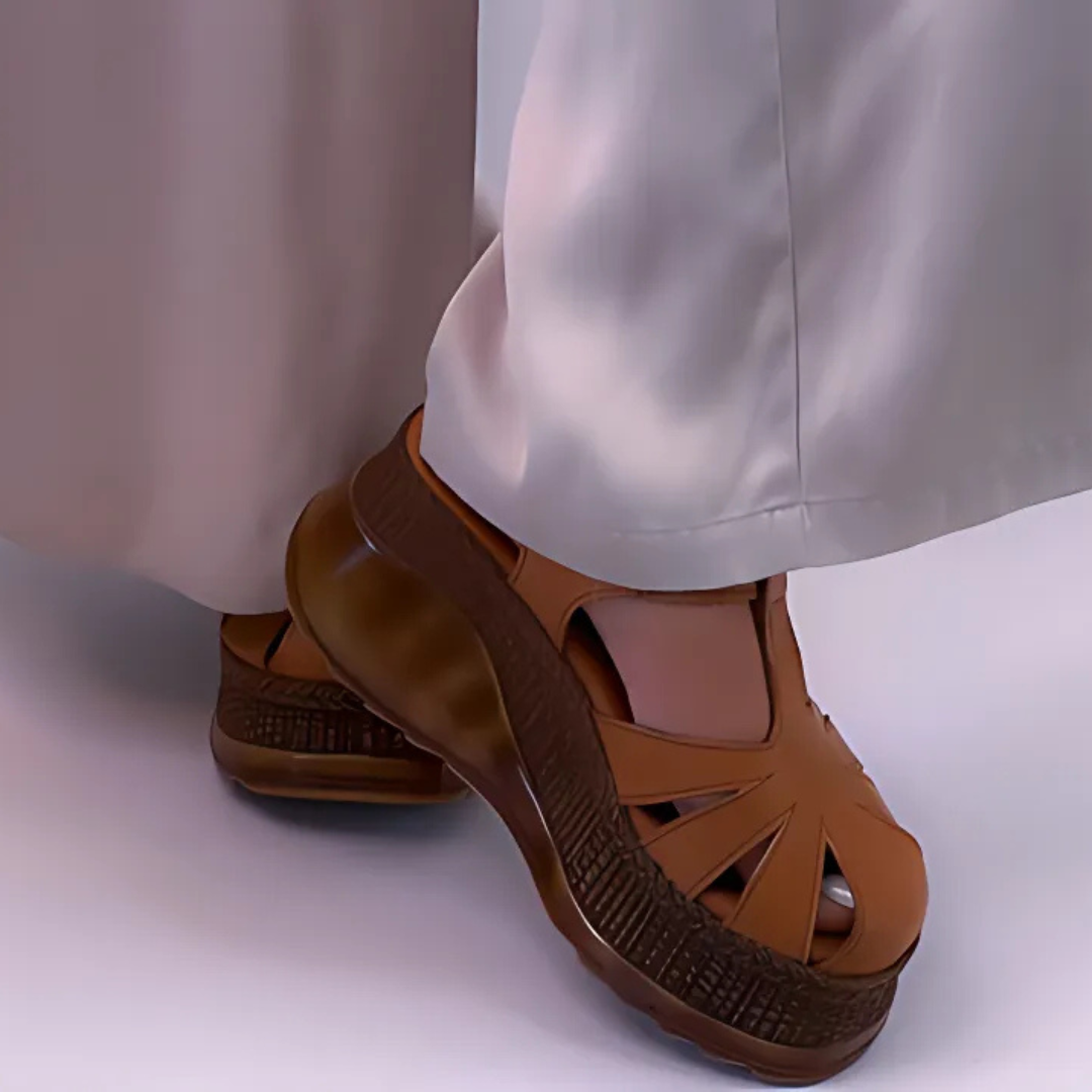 Sandalias de Plataforma con tiras ajustables para mujer