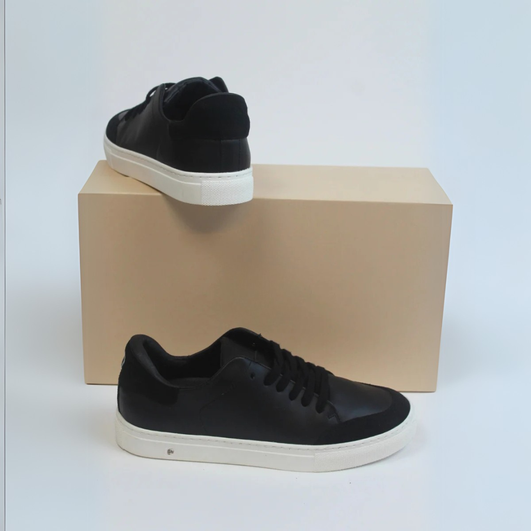 Zapatillas ortopedicas hechas de cuero