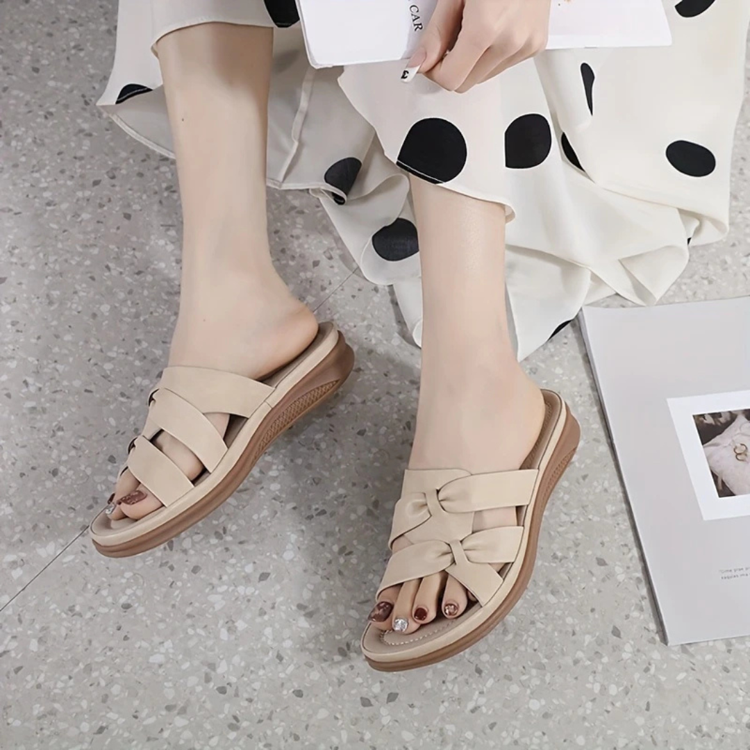 Sandalias de Cuero con Suela Ergonómica