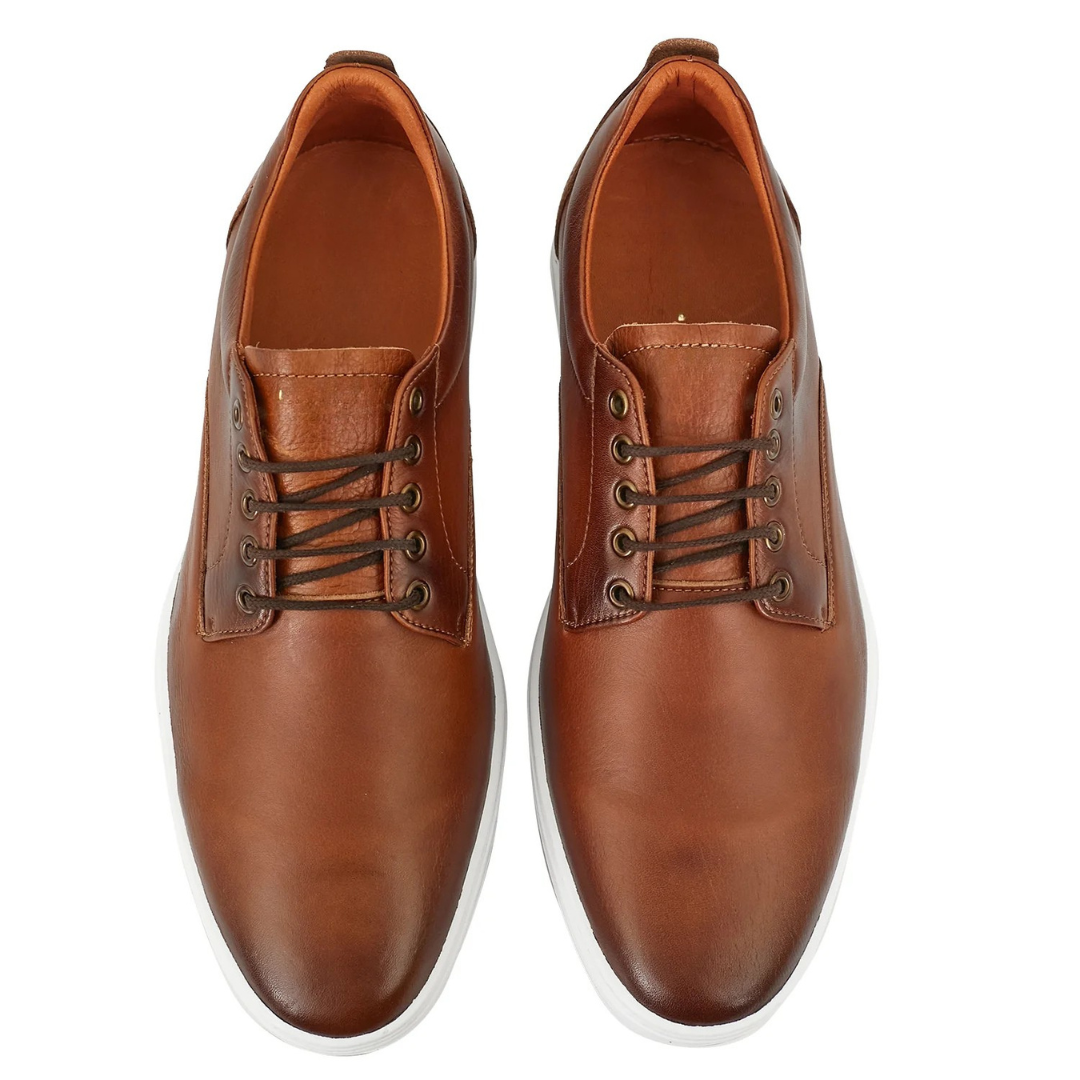 Zapato Ortopédico de Cuero con Suela Antideslizante para Hombre