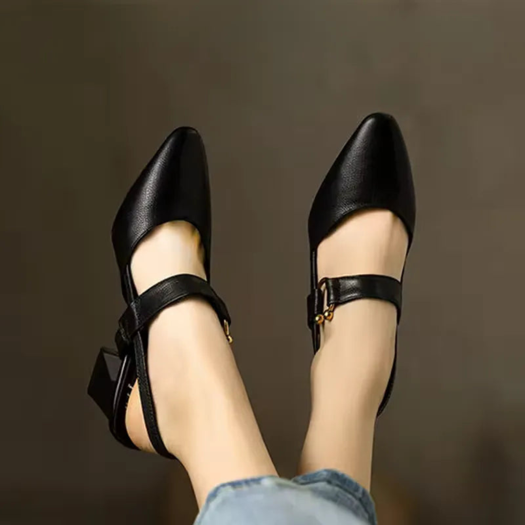 zapatos ortopédicos Cómodos de tacón medio para mujer®