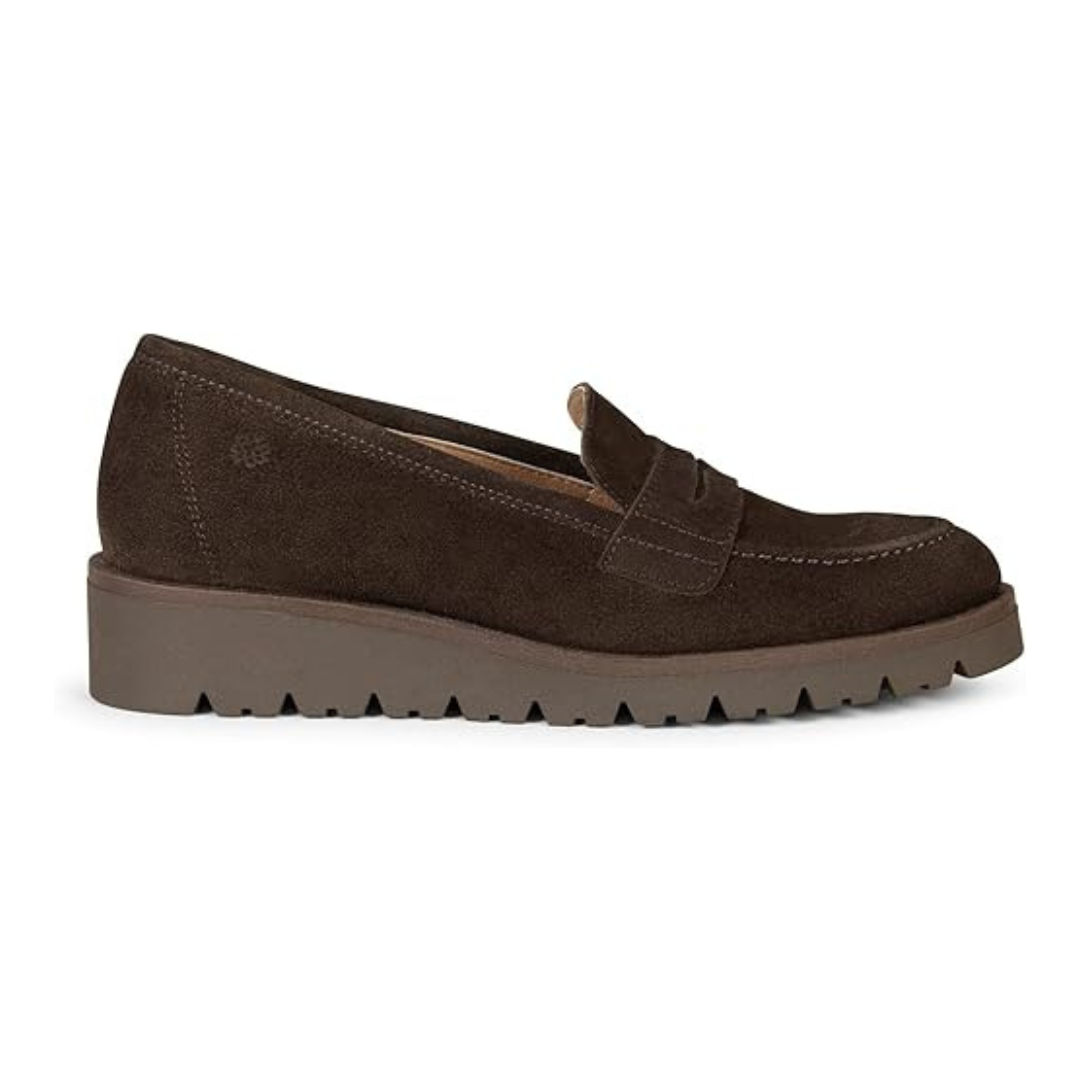 Zapatos mocasine con cuña para mujer