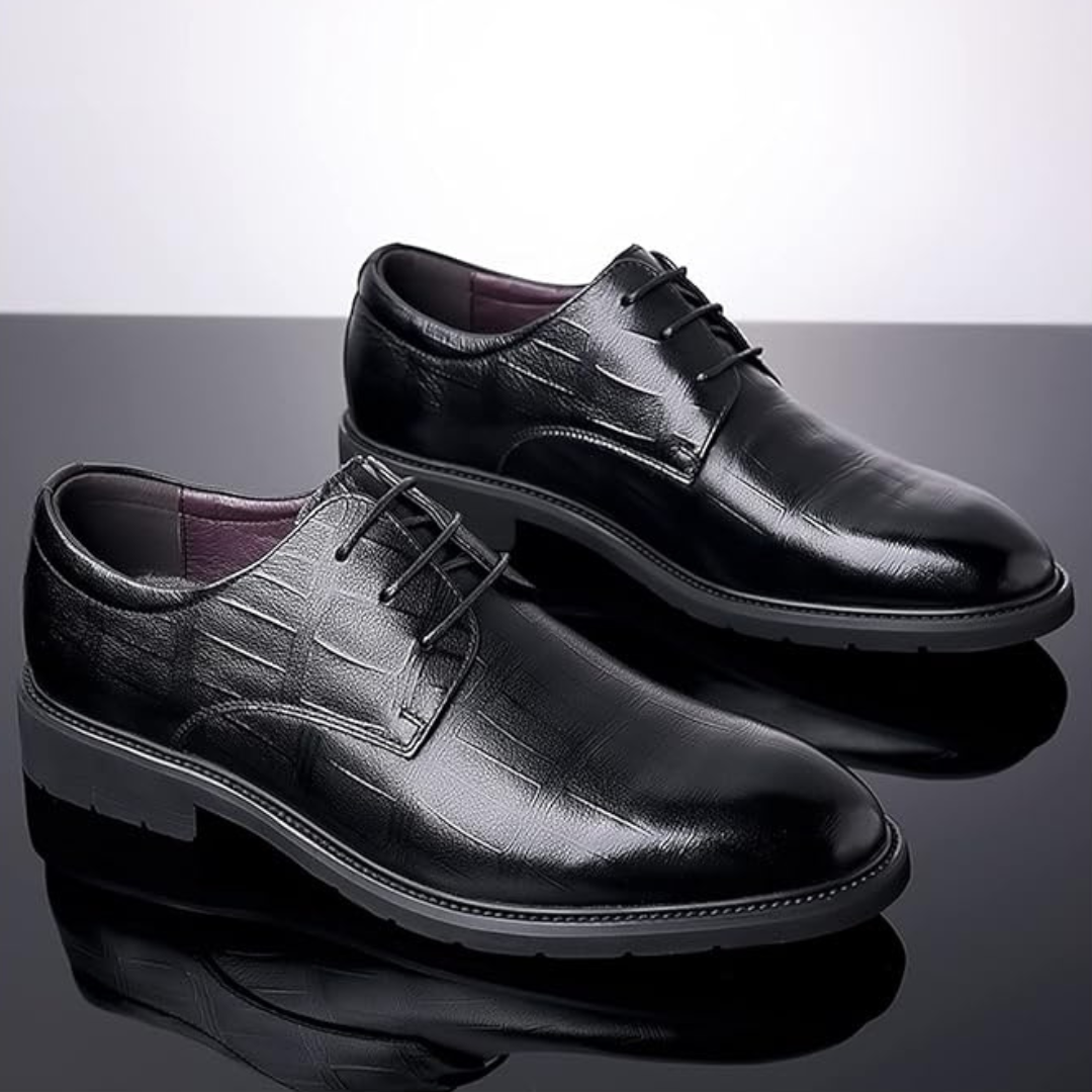 Zapato casual de cuero texturizado para hombre
