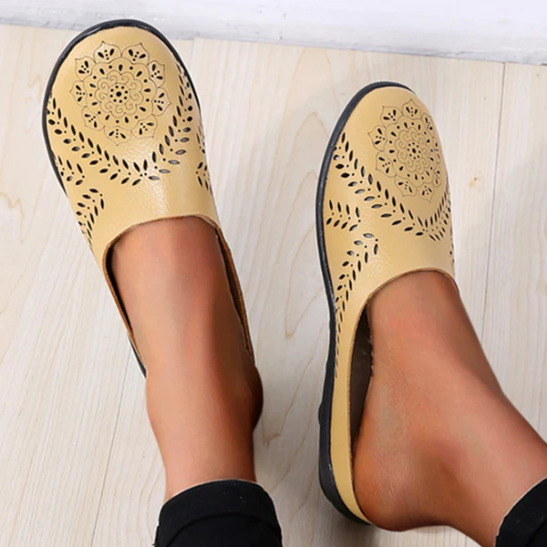 Mocasines elegantes con punta cerrada para mujer