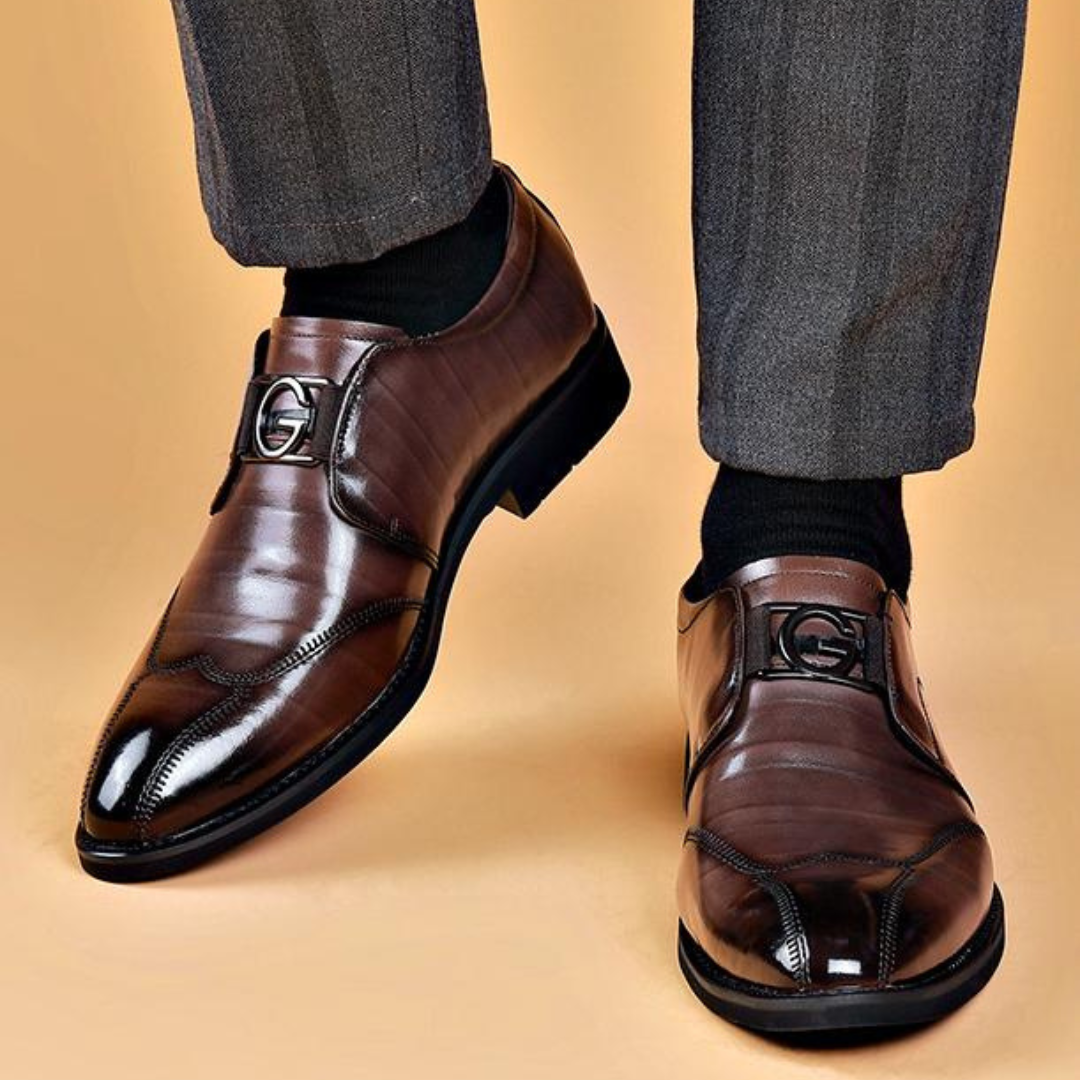 Zapatos formales de cuero de alta calidad para hombre