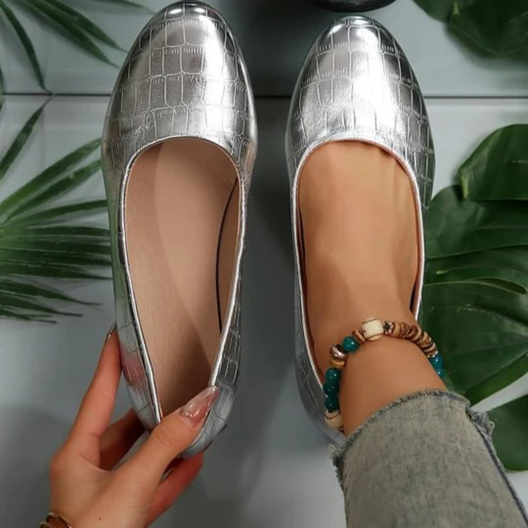 Zapatos de cuero ligeros para mujer con un diseño elegante
