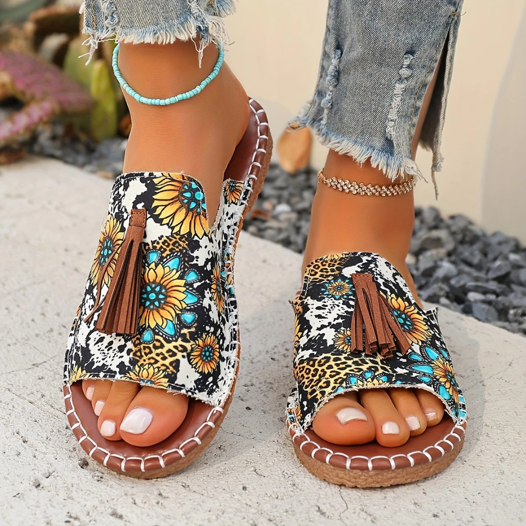 Sandalias Bajas con Suelas Ergonómicas para Mujer