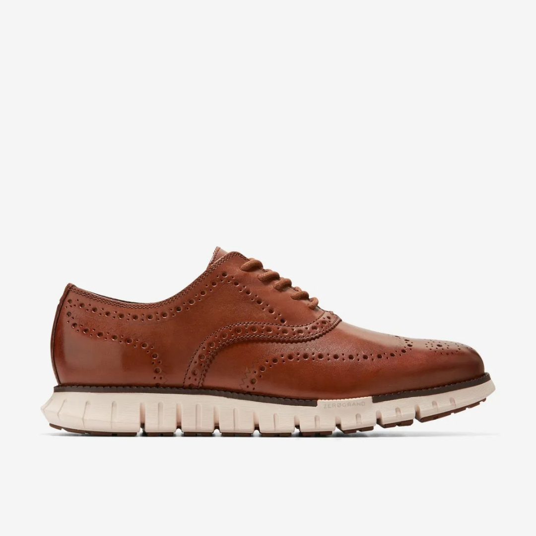 Zapatos de cuero con suelas ergonómicas para hombre