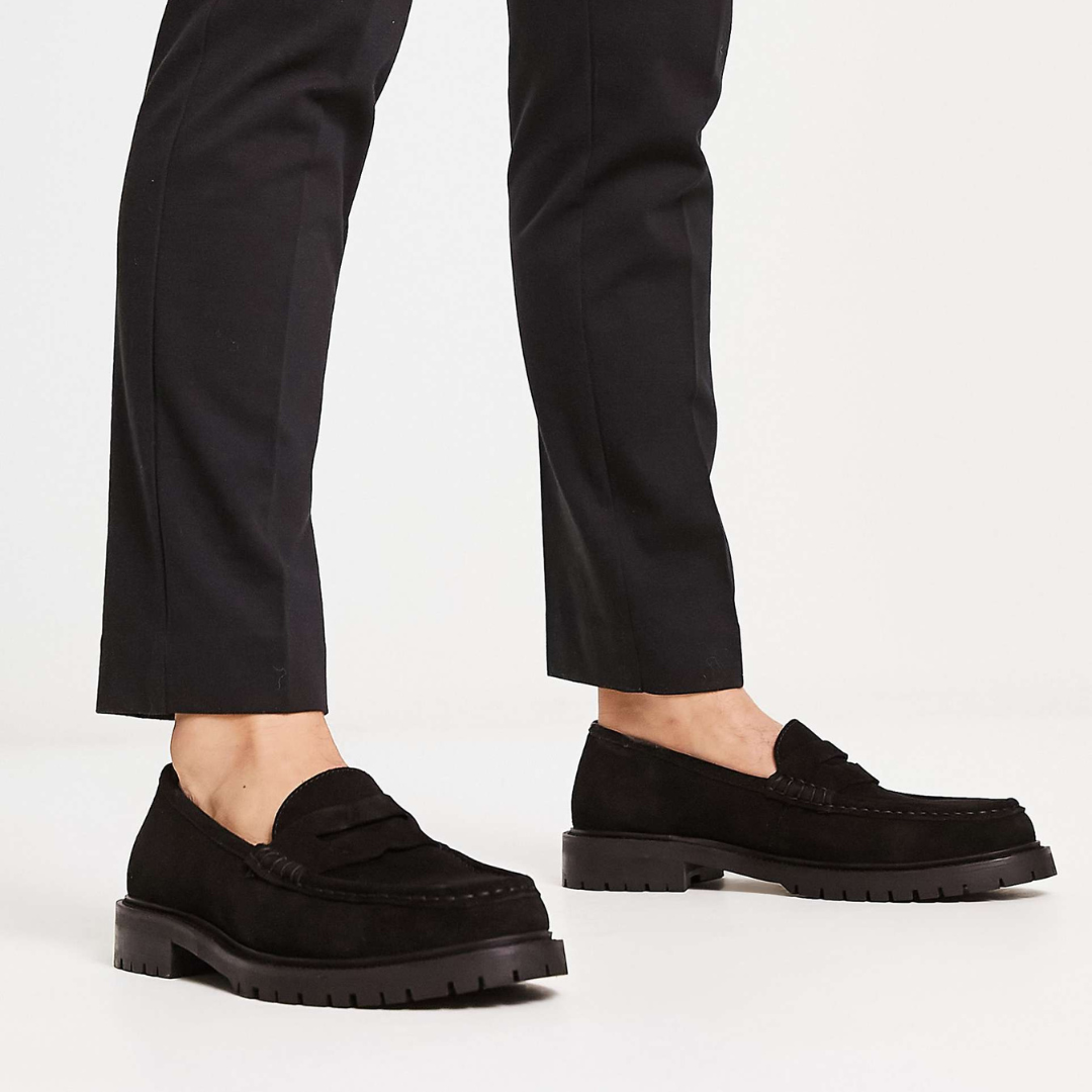 Mocasines Elegantes de Gamuza para Hombre