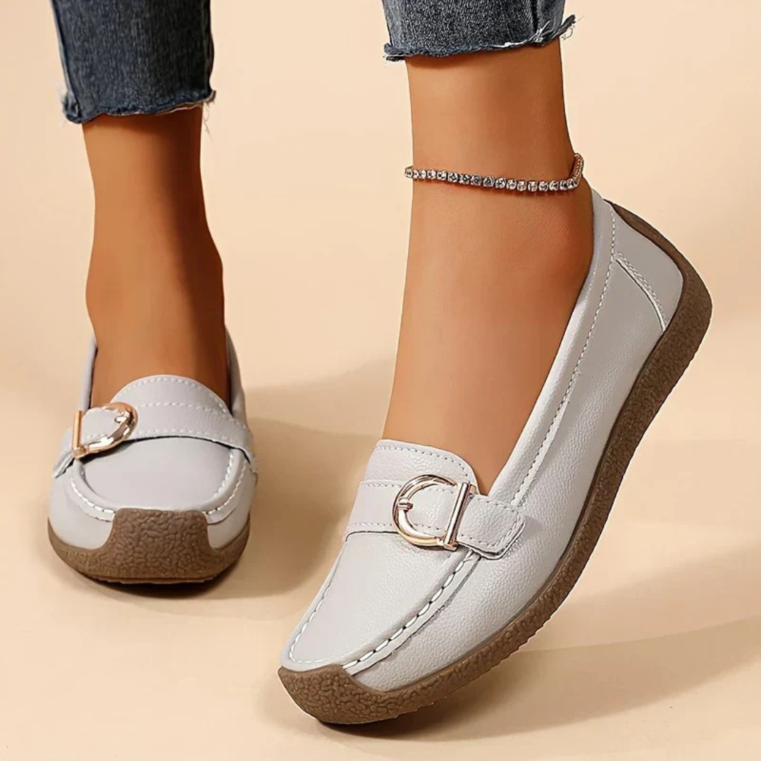 Zapatos Casuales Ergonómicos de Cuero para mujer