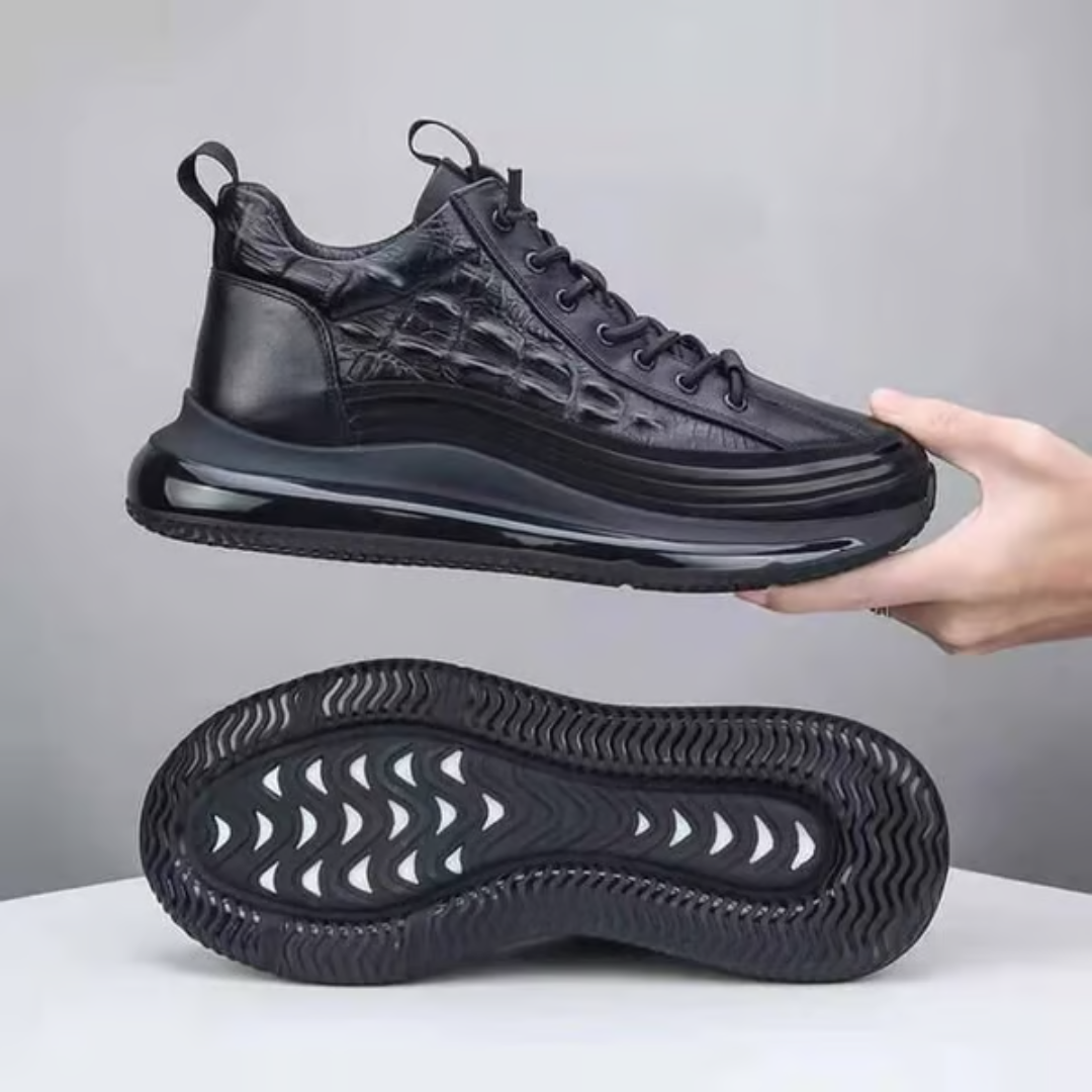 Zapatos Casuales de Cuero con Amortiguación de Aire para Hombre