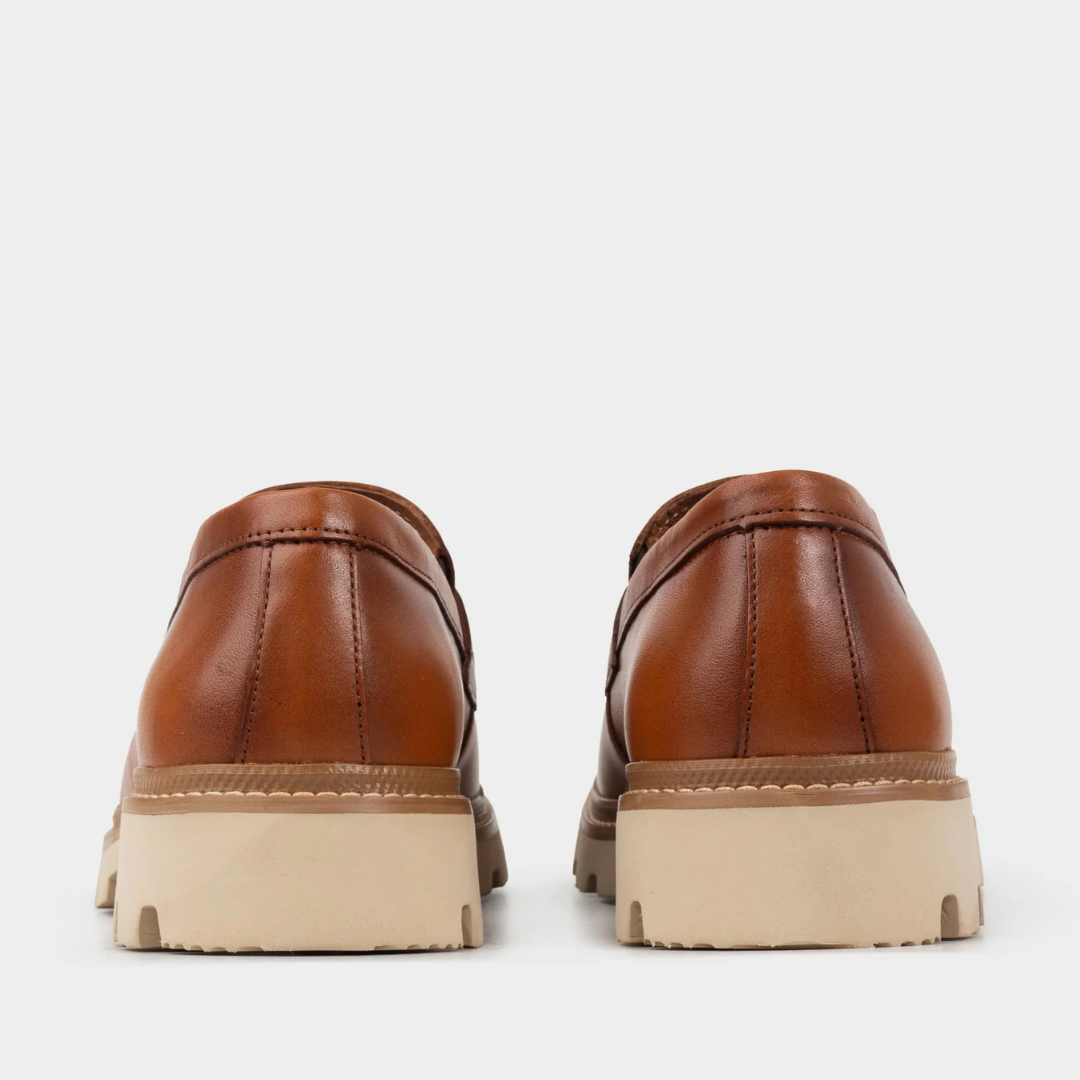 Zapatos de cuero con suelas ergonómicas