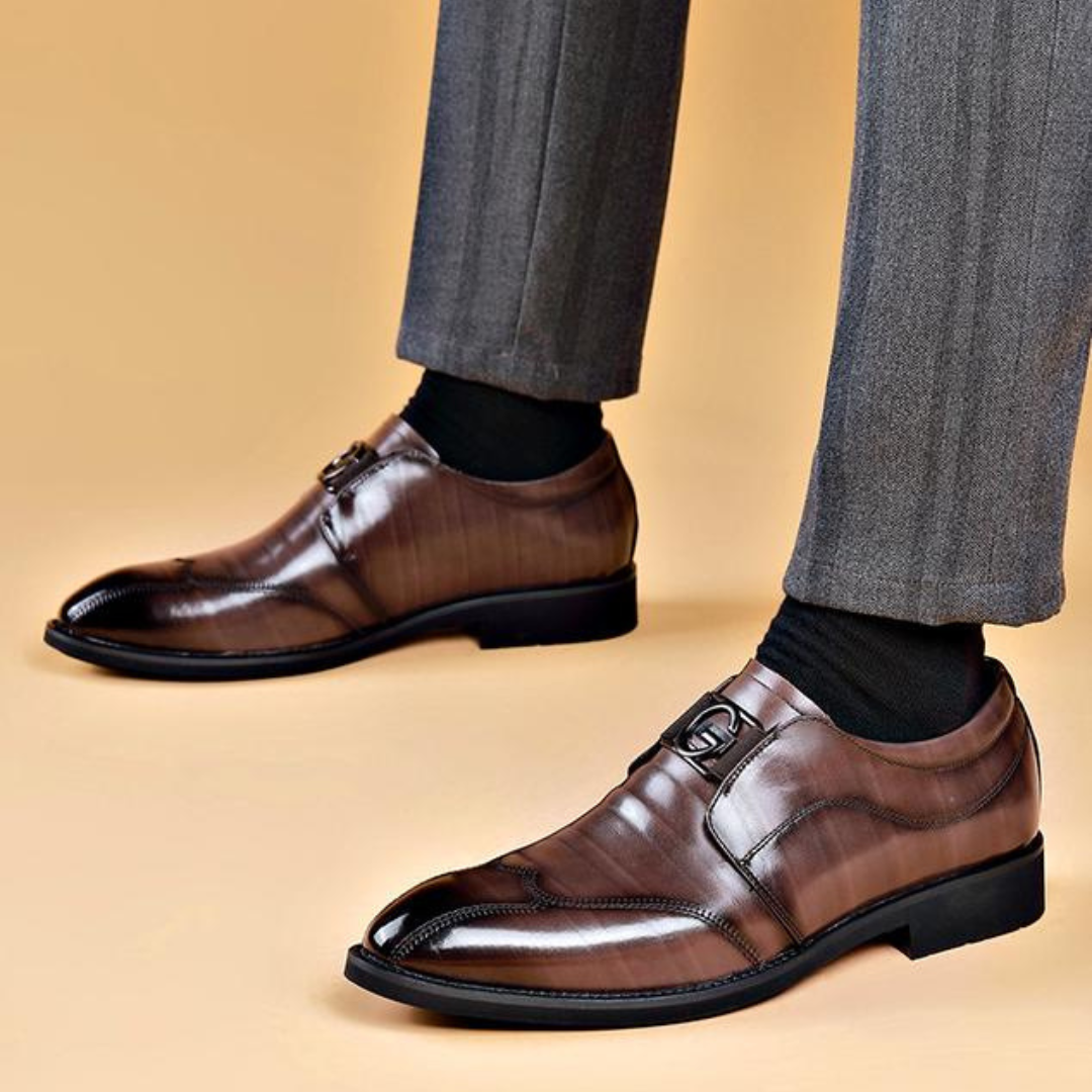 Zapatos formales de cuero de alta calidad para hombre