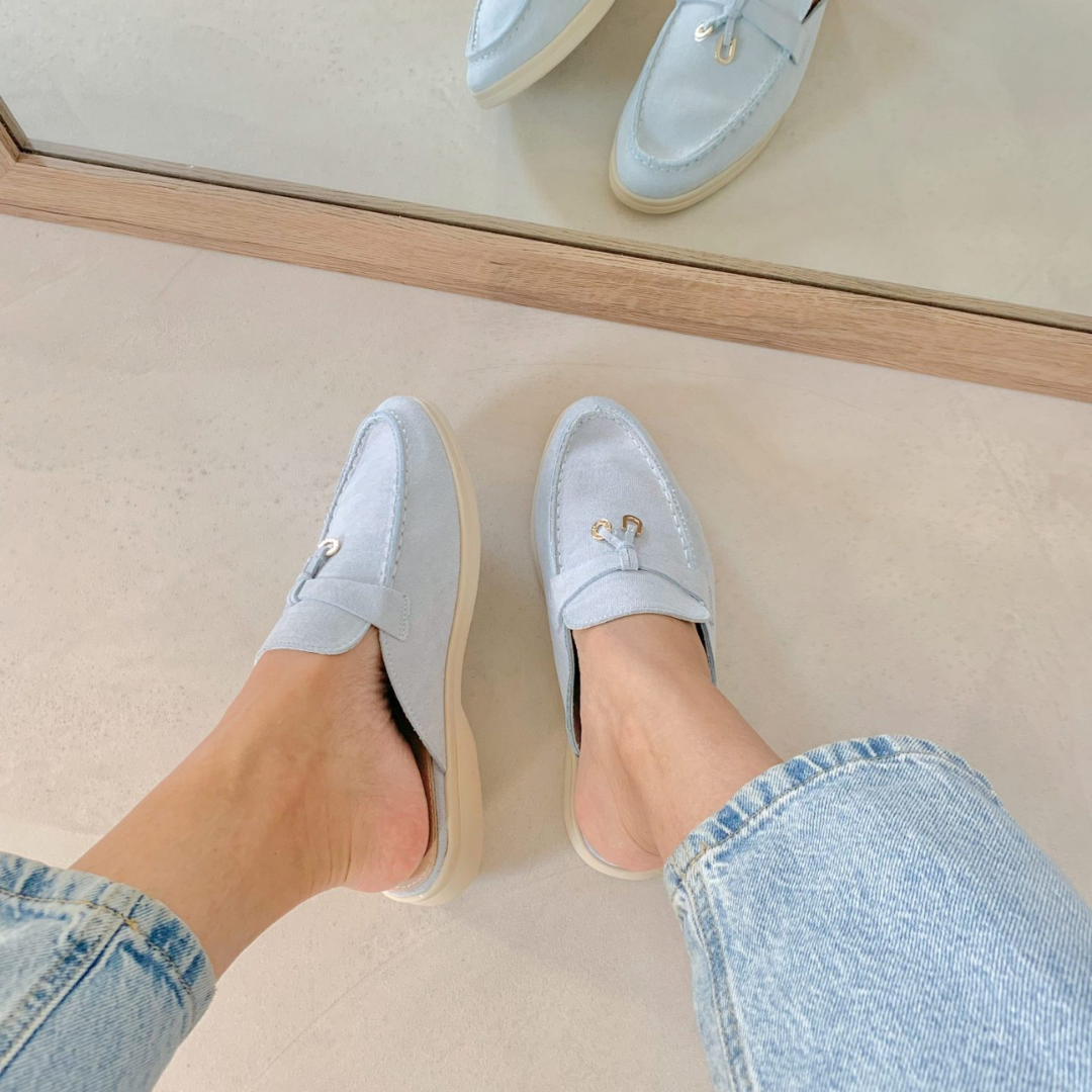 Sandalias elegantes con punta cerrada para mujer
