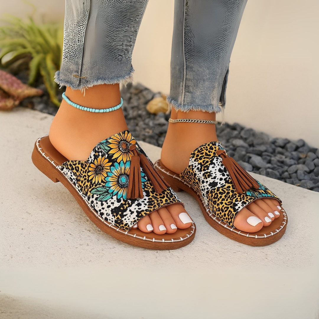 Sandalias Bajas con Suelas Ergonómicas para Mujer