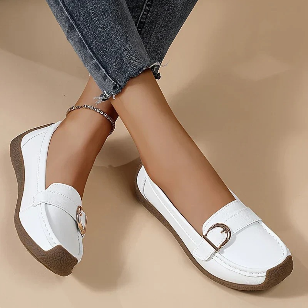 Zapatos Casuales Ergonómicos de Cuero para mujer