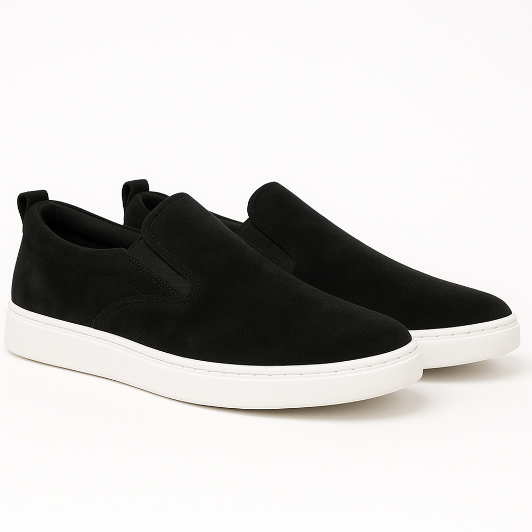 Mocasines ortopédicos de gamuza para hombre