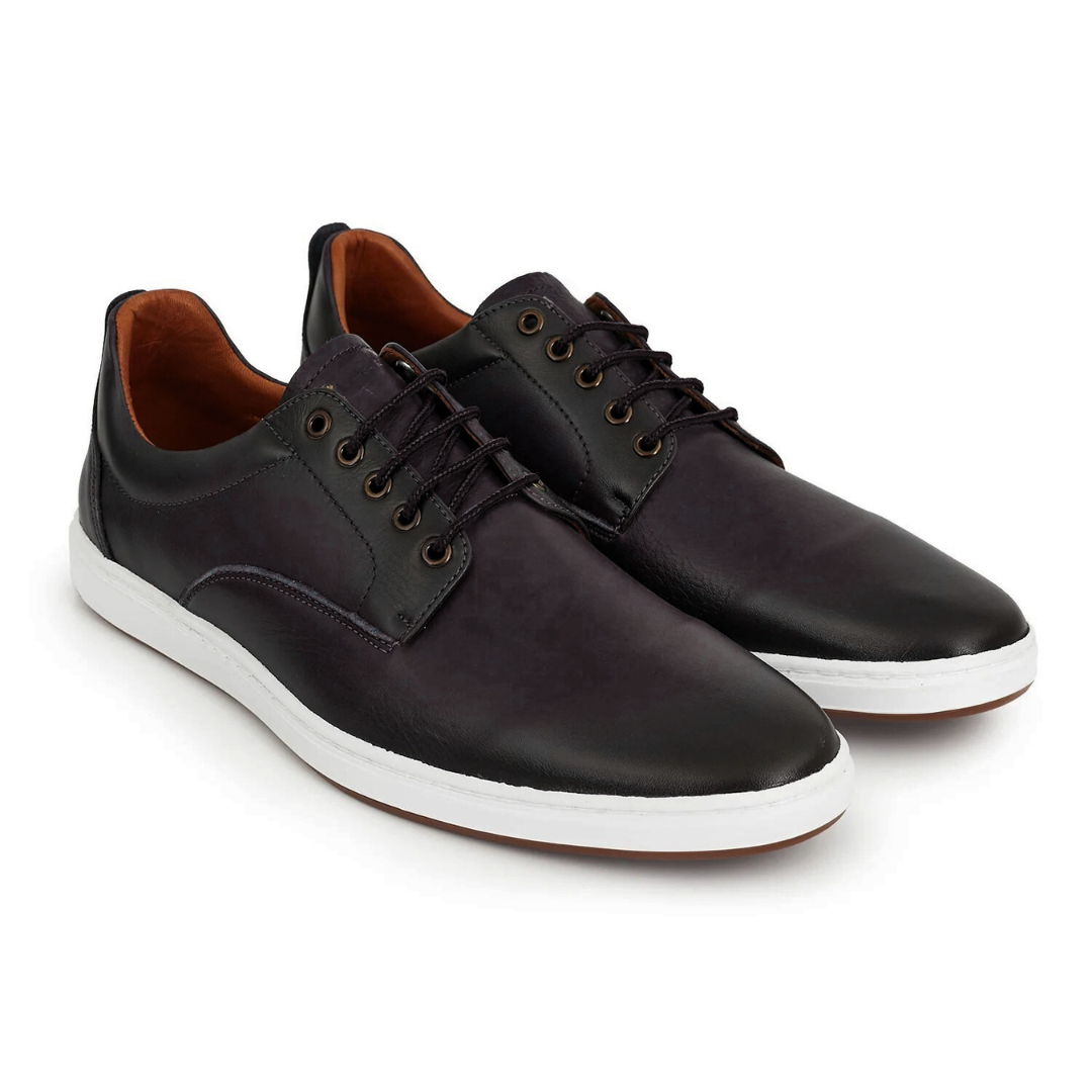 Zapato Ortopédico de Cuero con Suela Antideslizante para Hombre