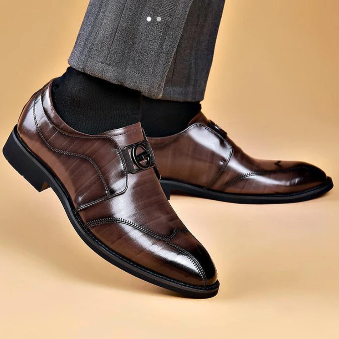 Zapatos formales de cuero de alta calidad para hombre