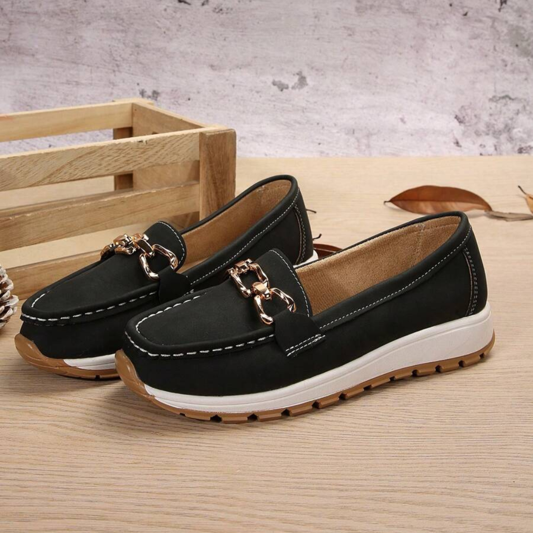 Mocasines de suela gruesa para mujer