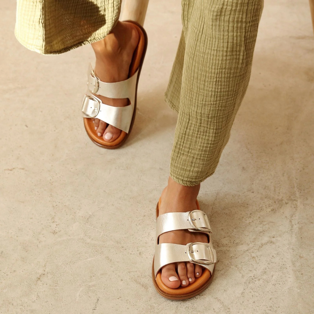 Sandalias abiertas ortopedicas de doble ajuste
