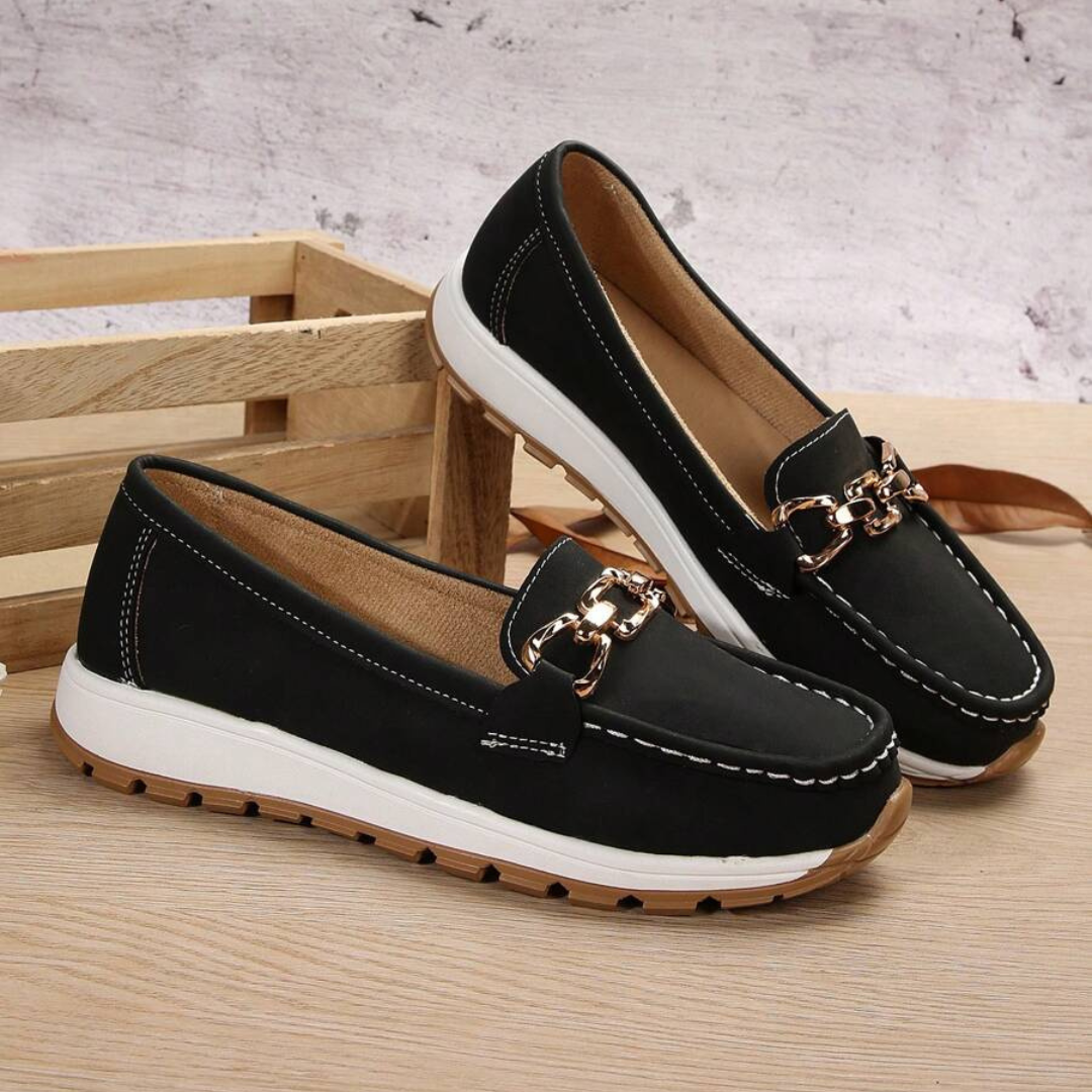 Mocasines de suela gruesa para mujer