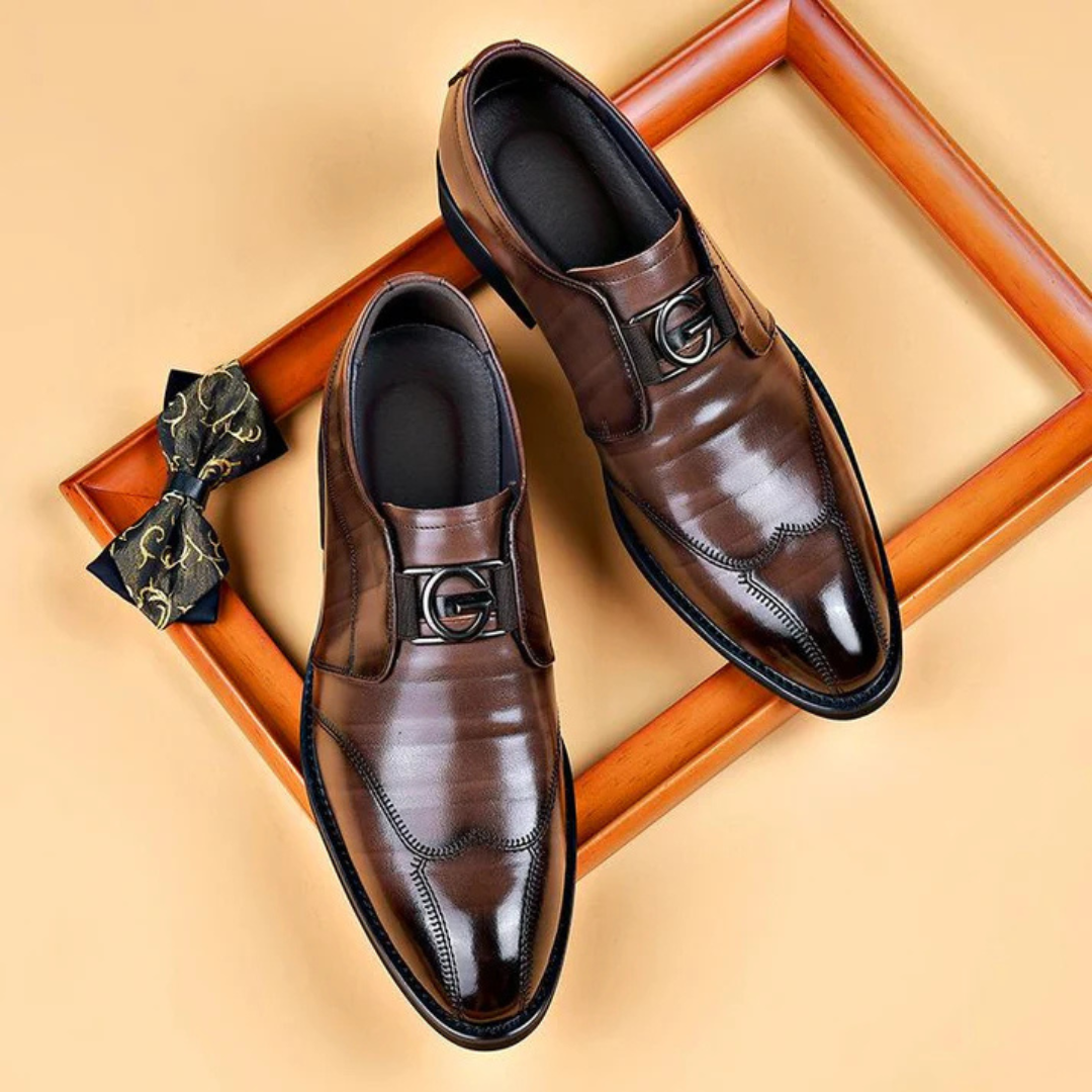 Zapatos formales de cuero de alta calidad para hombre