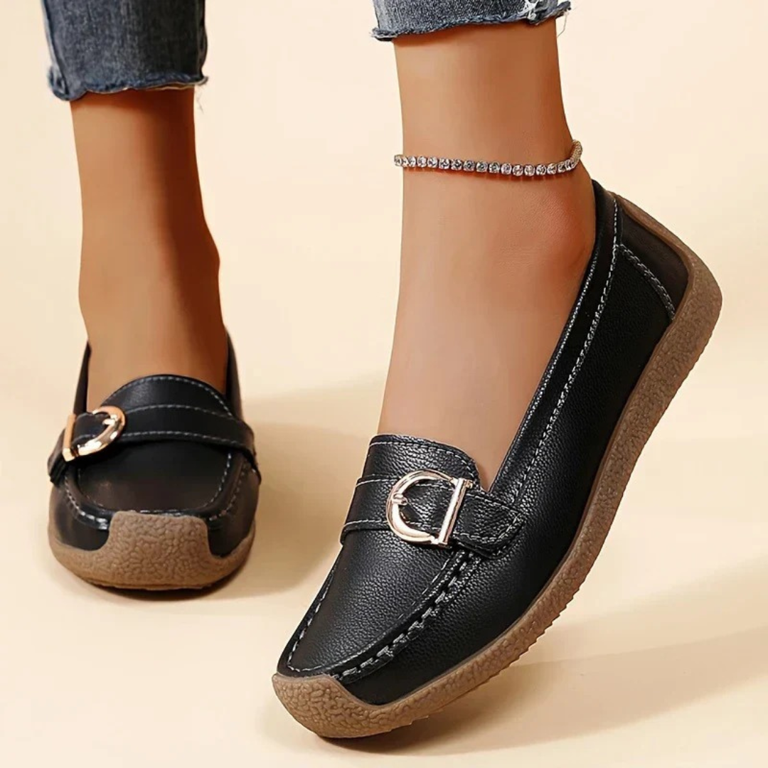 Zapatos Casuales Ergonómicos de Cuero para mujer