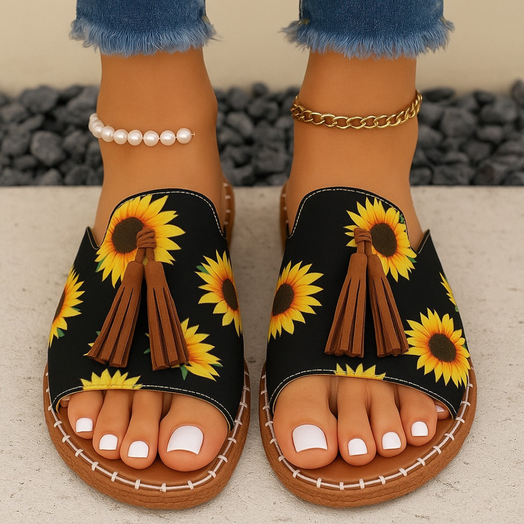 Sandalias Bajas con Suelas Ergonómicas para Mujer