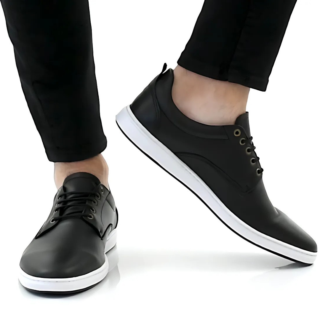 Zapato Ortopédico de Cuero con Suela Antideslizante para Hombre