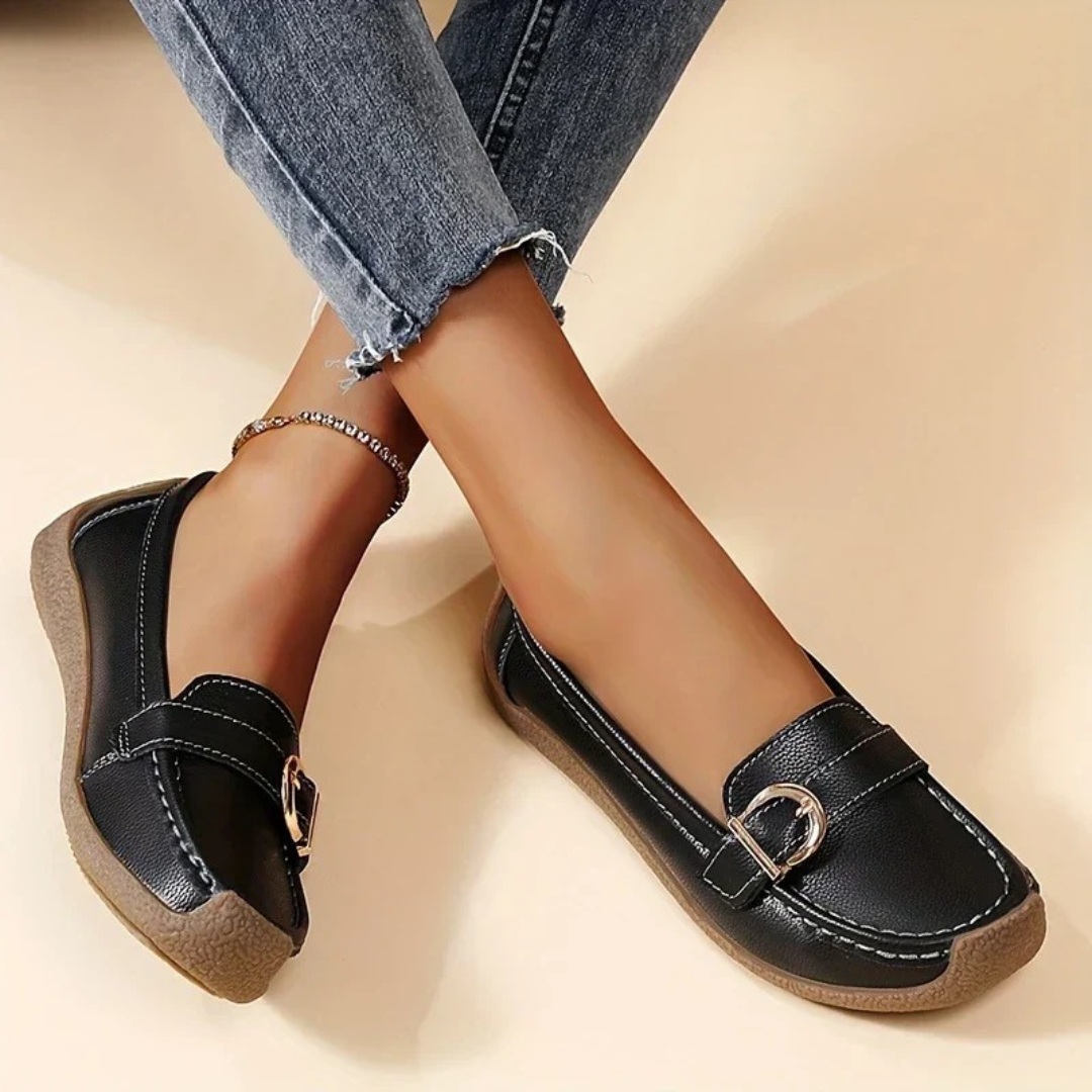 Zapatos Casuales Ergonómicos de Cuero para mujer